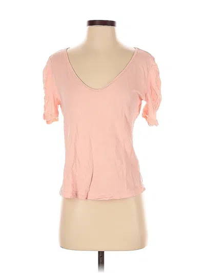 Pre-owned Michael Stars Short Sleeve T-shirt In Pink