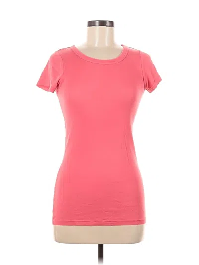 Pre-owned Michael Stars Short Sleeve T-shirt In Pink