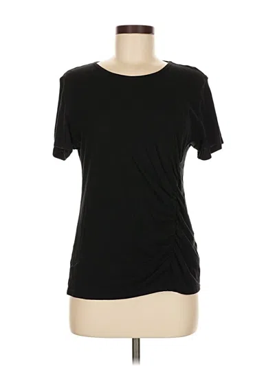 Pre-owned Michael Stars Short Sleeve T-shirt In Black