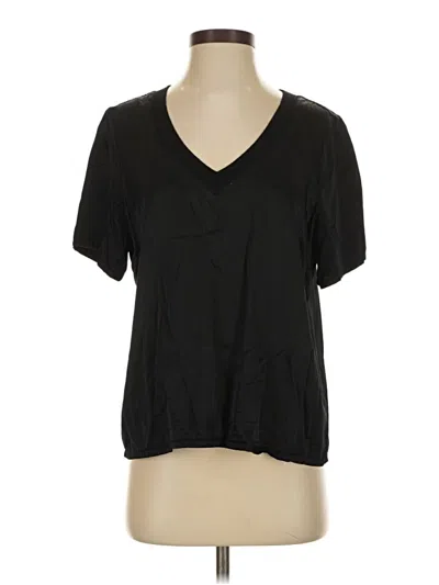 Pre-owned Michael Stars Short Sleeve T-shirt In Black