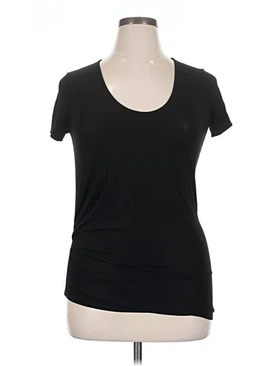 Pre-owned Michael Stars Short Sleeve T-shirt In Black