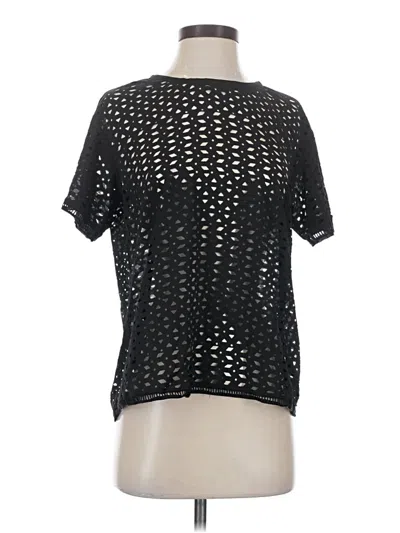 Pre-owned Michael Stars Short Sleeve T-shirt In Black