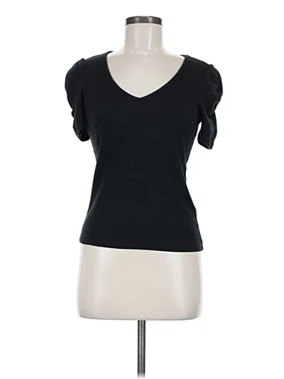 Pre-owned Michael Stars Short Sleeve T-shirt In Black