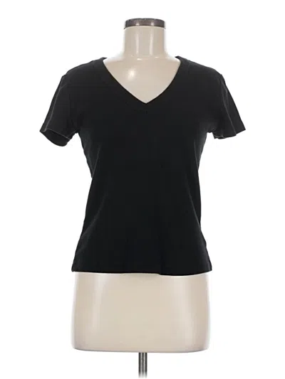 Pre-owned Michael Stars Short Sleeve T-shirt In Black