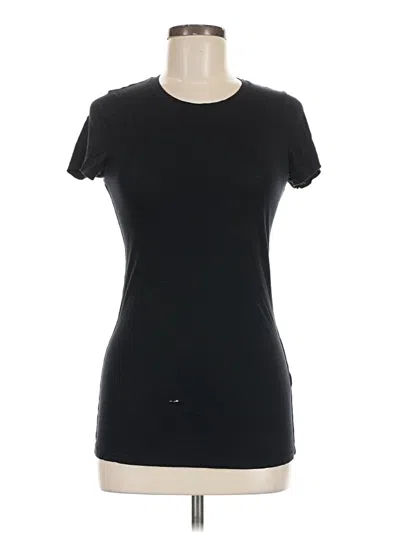 Pre-owned Michael Stars Short Sleeve T-shirt In Black