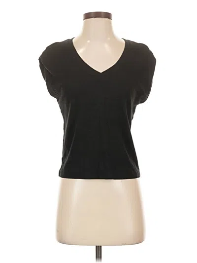 Pre-owned Michael Stars Short Sleeve T-shirt In Black