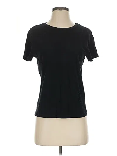 Pre-owned Michael Stars Short Sleeve T-shirt In Black