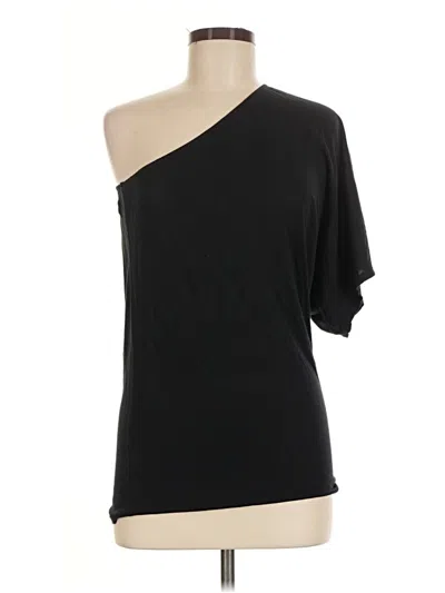Pre-owned Michael Stars Short Sleeve T-shirt In Black