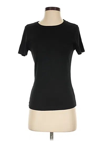 Pre-owned Michael Stars Short Sleeve T-shirt In Black