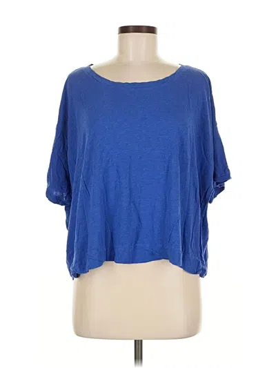 Pre-owned Michael Stars Short Sleeve T-shirt In Blue