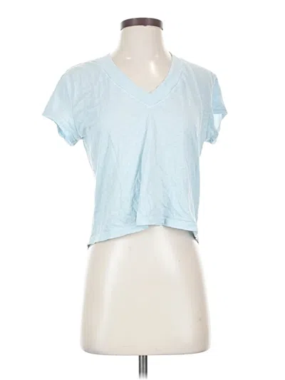 Pre-owned Michael Stars Short Sleeve T-shirt In Blue