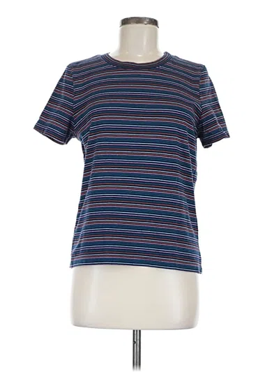 Pre-owned Michael Stars Short Sleeve T-shirt In Blue