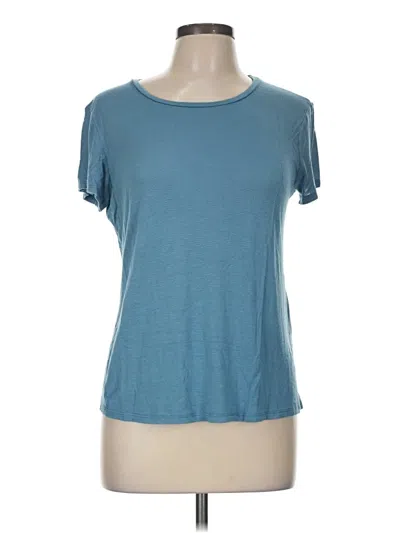 Pre-owned Michael Stars Short Sleeve T-shirt In Blue