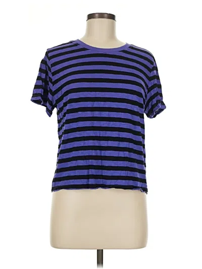 Pre-owned Michael Stars Short Sleeve T-shirt In Blue