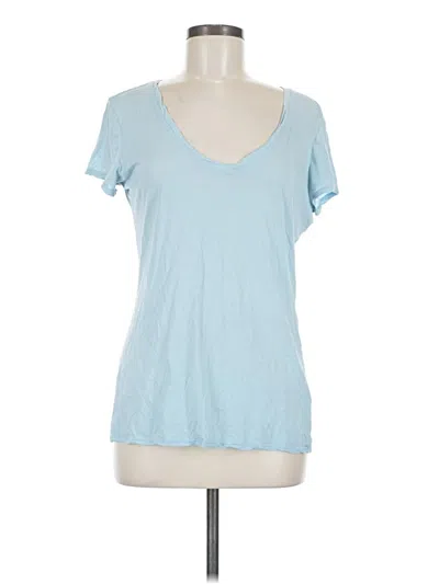 Pre-owned Michael Stars Short Sleeve T-shirt In Blue