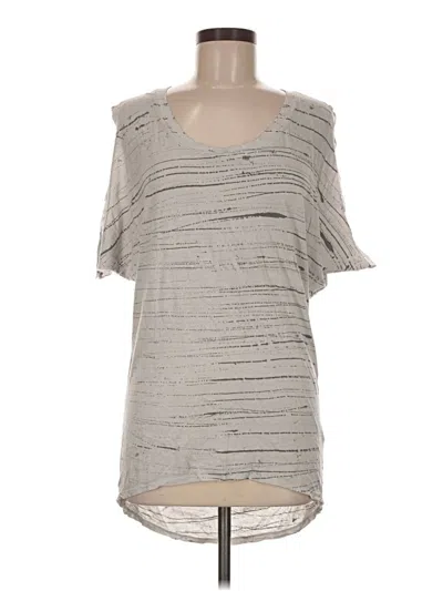 Pre-owned Michael Stars Short Sleeve T-shirt In Gray