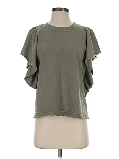 Pre-owned Michael Stars Short Sleeve T-shirt In Green