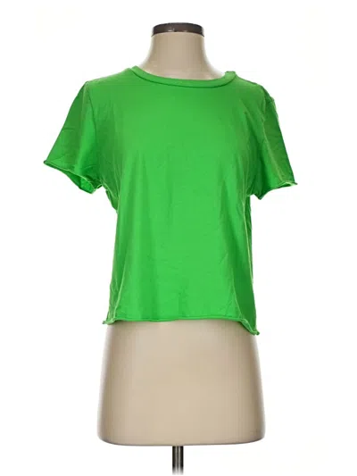 Pre-owned Michael Stars Short Sleeve T-shirt In Green