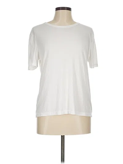 Pre-owned Michael Stars Short Sleeve T-shirt In Ivory