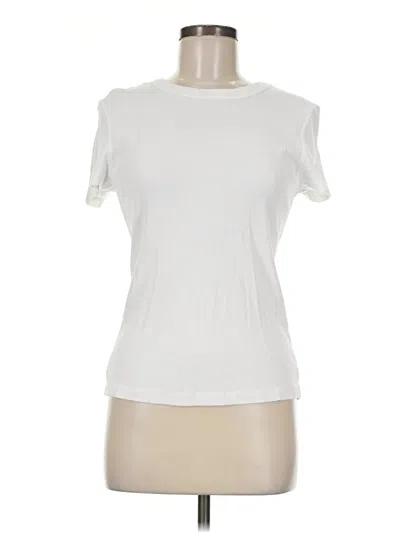 Pre-owned Michael Stars Short Sleeve T-shirt In Ivory
