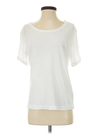 Pre-owned Michael Stars Short Sleeve T-shirt In Ivory