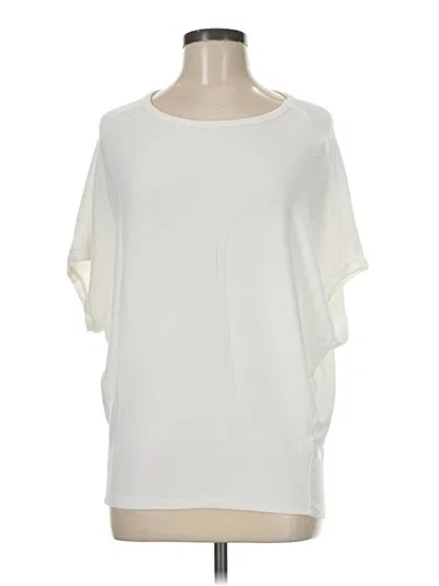 Pre-owned Michael Stars Short Sleeve T-shirt In Ivory
