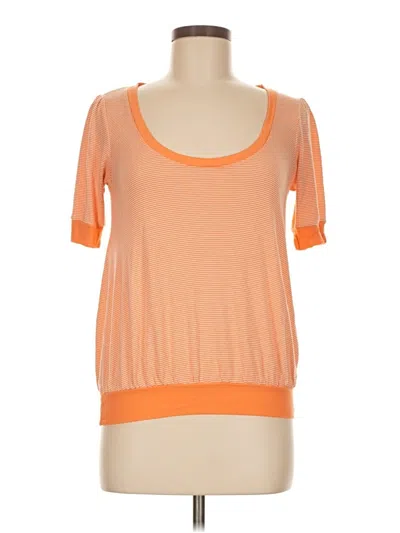 Pre-owned Michael Stars Short Sleeve T-shirt In Orange