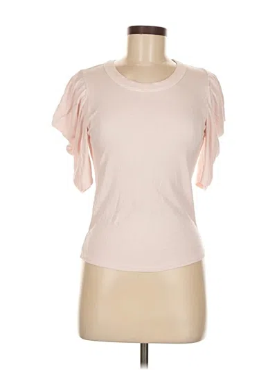 Pre-owned Michael Stars Short Sleeve T-shirt In Pink