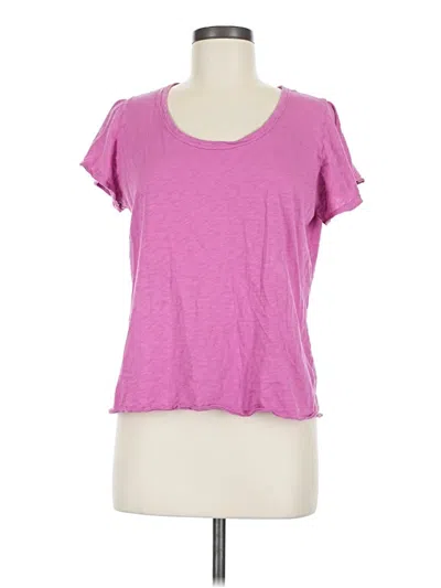 Pre-owned Michael Stars Short Sleeve T-shirt In Pink