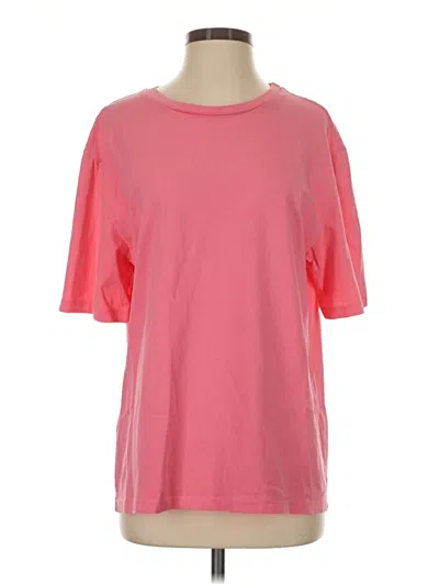 Pre-owned Michael Stars Short Sleeve T-shirt In Pink