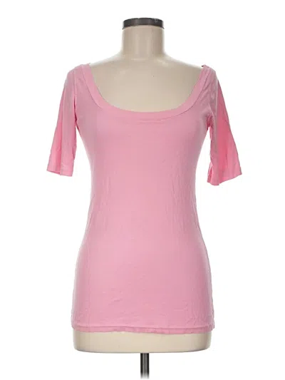 Pre-owned Michael Stars Short Sleeve T-shirt In Pink