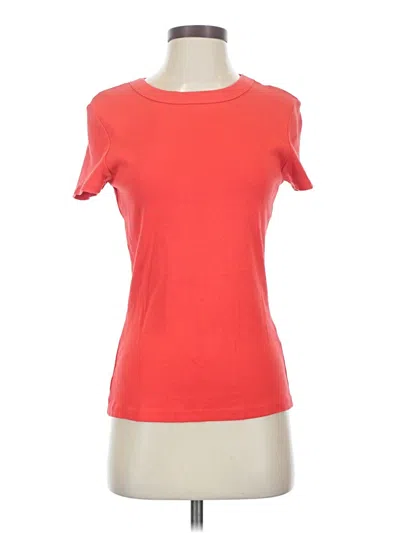 Pre-owned Michael Stars Short Sleeve T-shirt In Red