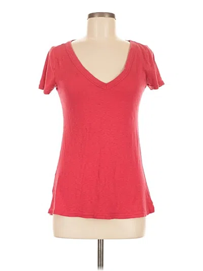 Pre-owned Michael Stars Short Sleeve T-shirt In Red