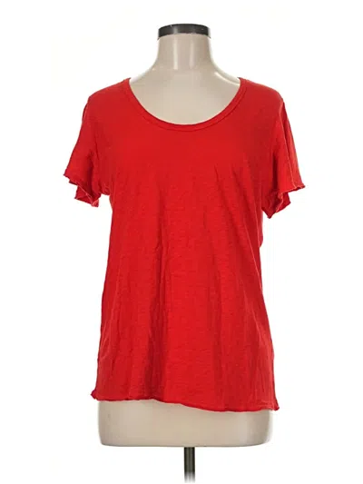 Pre-owned Michael Stars Short Sleeve T-shirt In Red