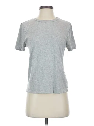 Pre-owned Michael Stars Short Sleeve T-shirt In Silver