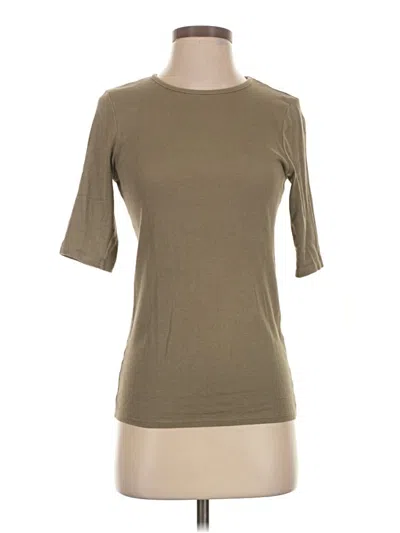 Pre-owned Michael Stars Short Sleeve T-shirt In Tan