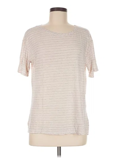 Pre-owned Michael Stars Short Sleeve T-shirt In Tan
