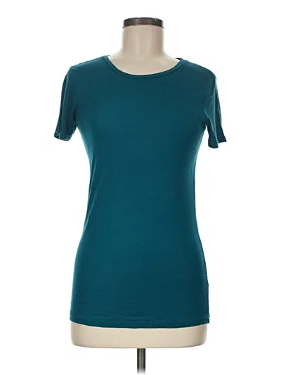 Pre-owned Michael Stars Short Sleeve T-shirt In Teal