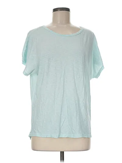Pre-owned Michael Stars Short Sleeve T-shirt In Teal