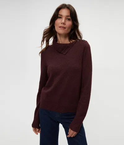 Michael Stars Sienna Turtleneck Sweater In Beetroot