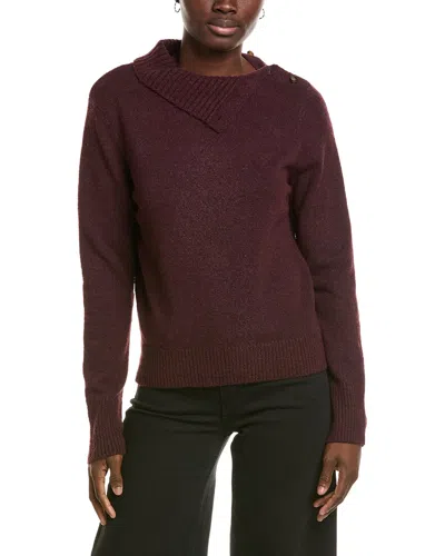 Michael Stars Sienna Turtleneck Sweater In Burgundy