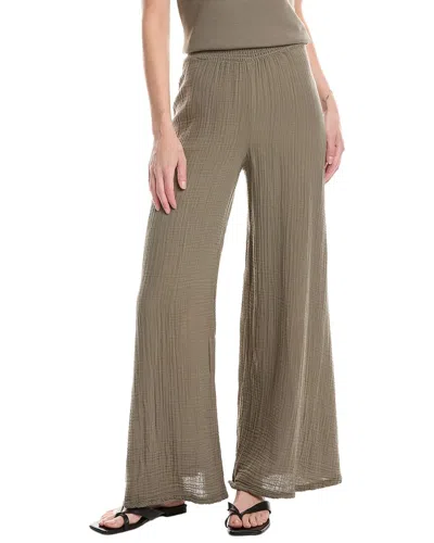 Michael Stars Simba Extra Wide Pant In Green
