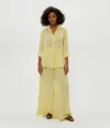 Michael Stars Simba Smocked Waist Pant In Lemonade