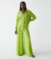 Michael Stars Susie Smocked Waist Pant In Lettuce