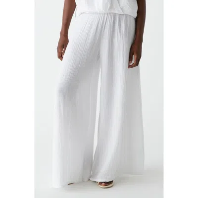 MICHAEL STARS MICHAEL STARS SIMBA SMOCKED WAIST WIDE LEG PANTS