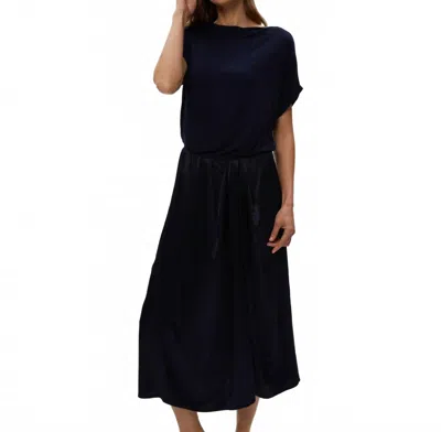 Michael Stars Siobhan Twist Front 2-in-1 Midi In Nocturnal In Blue