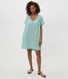 Michael Stars Sky Gauze Dress In Blue