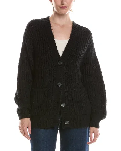 Michael Stars Skye Grandpa Cardigan In Black