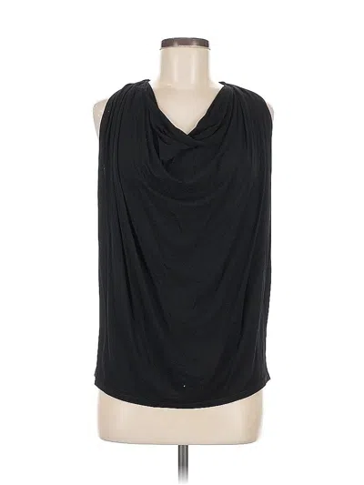 Pre-owned Michael Stars Sleeveless Blouse In Black