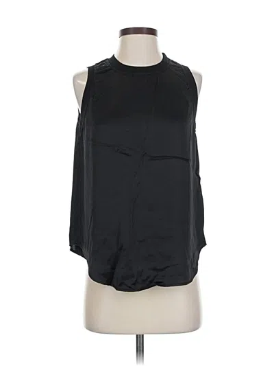 Pre-owned Michael Stars Sleeveless Blouse In Black